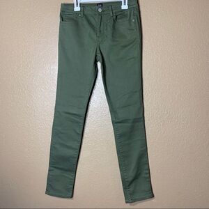 ‎Gap girls stretch super skinny green jeans